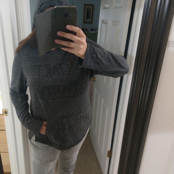 Alternative Apparel Start the Party Gray Hoodie - Picture 4 of 8